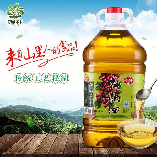 藤胖涛胖 红花椒油5L 餐饮商用大桶装浓麻麻椒油四川洪雅特产包邮