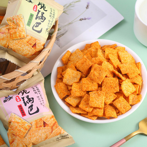 卧龙手工锅巴2斤整箱36小包