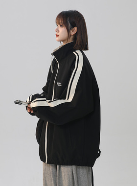 全村的希望原创工作室吕小虎nans男装i双面穿立领夹克宽松棒球服