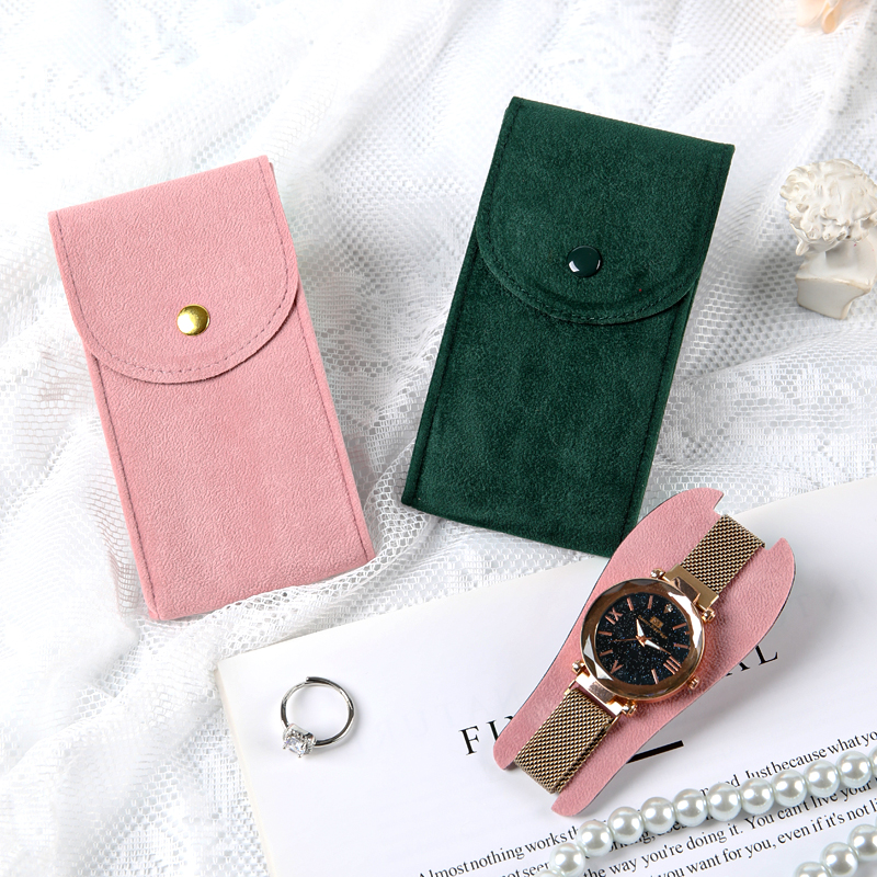 手表收纳袋便携随身腕表收纳包表袋绒布袋旅行保护袋袋子装的表盒