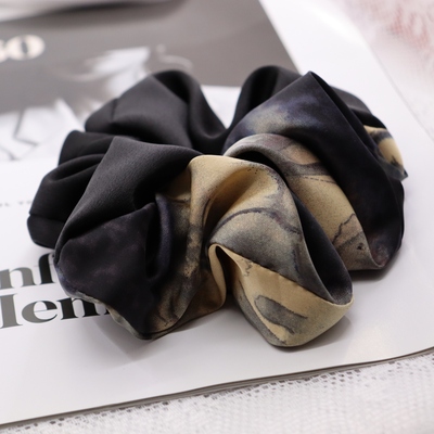 国风复古原创手作缎面发圈