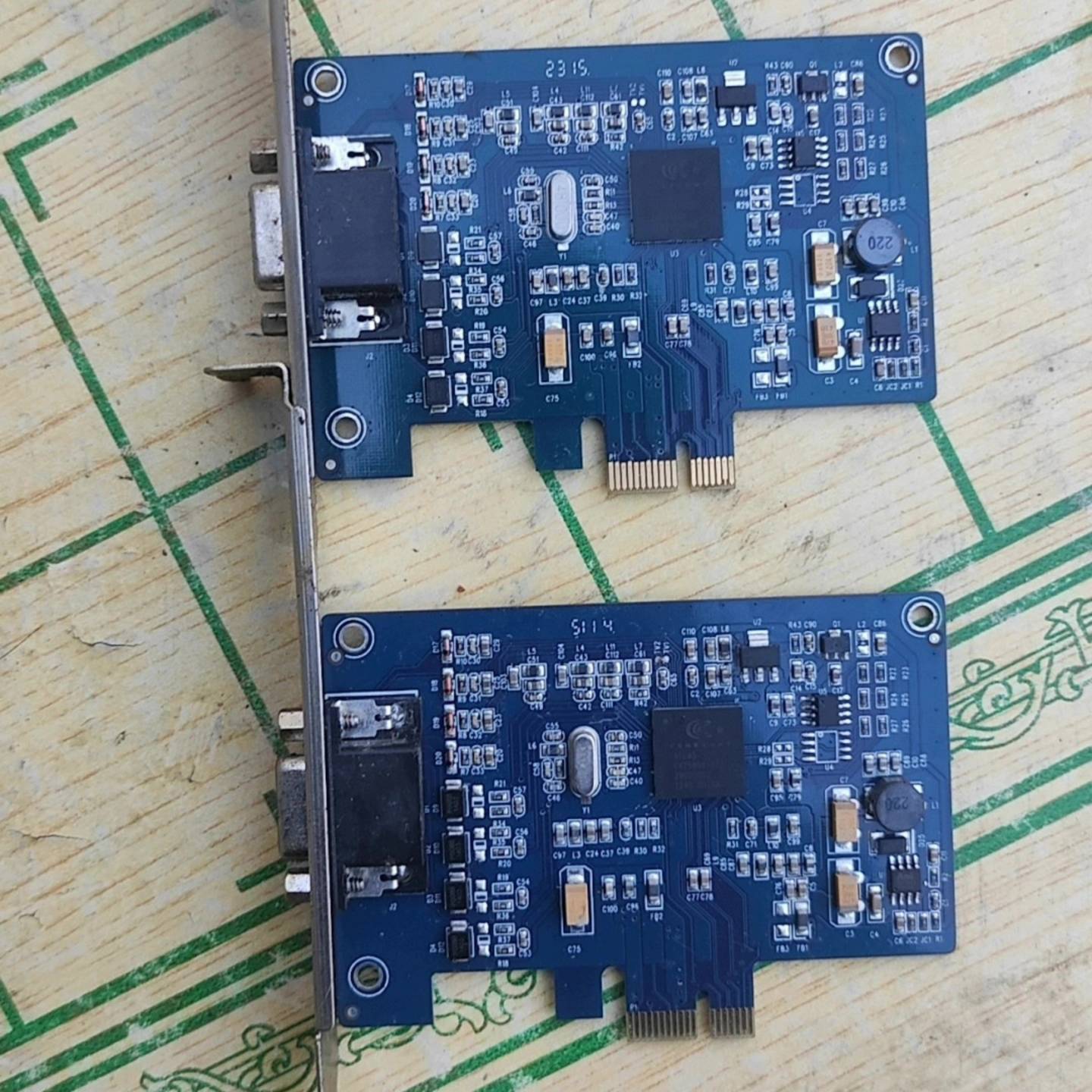 可维修PCI-E 4port采集卡4路视频4路音频CX25854-议价