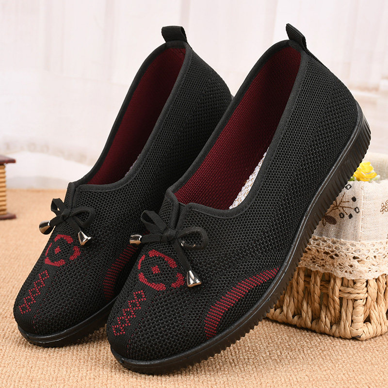 老北京布鞋女中老年人妈妈鞋防滑软底春秋单鞋女平底一脚蹬奶奶鞋,女鞋,浅口单鞋,淘宝优惠券,粉丝福利购,淘宝优惠卷