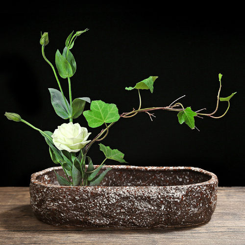 剑山中式插花器皿陶瓷