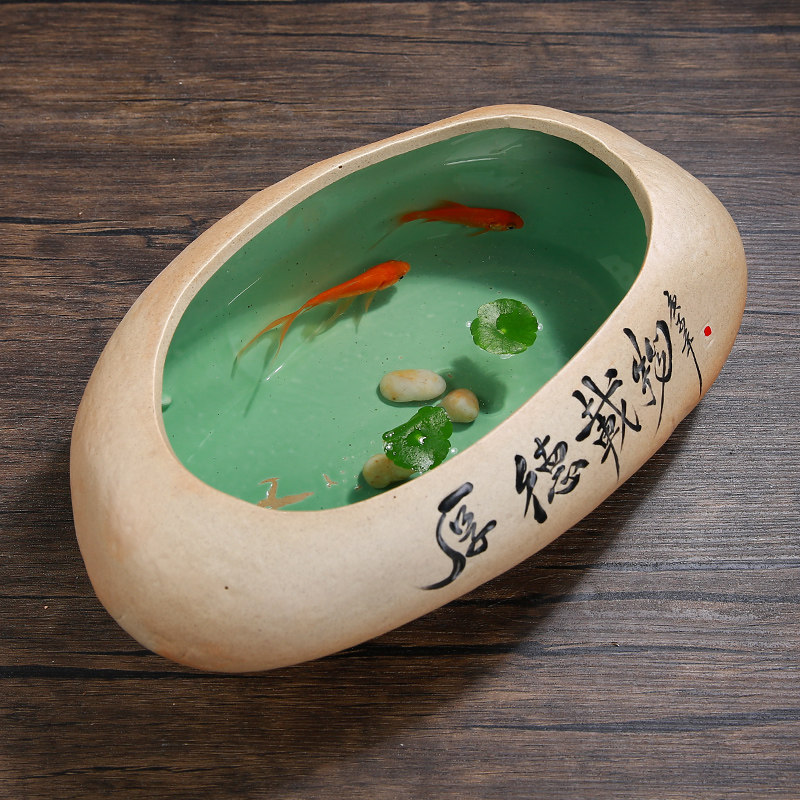 睡莲碗莲盆缸专用陶瓷大号水培植物 一叶莲荷花盆铜钱草水培器皿,鲜花速递/花卉仿真/绿植园艺,花盆,淘宝优惠券,粉丝福利购,淘宝优惠卷