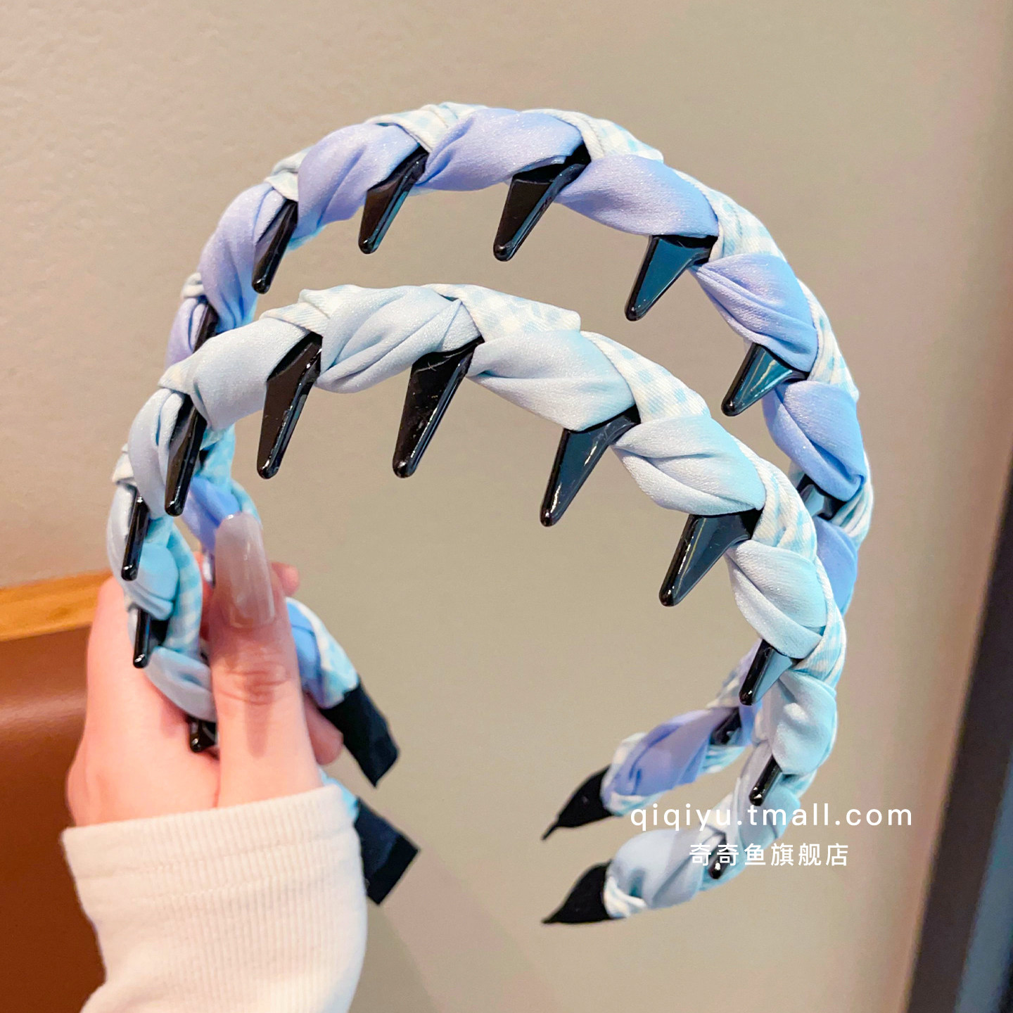 宝宝新款蓝色百搭小清新发箍女孩发饰儿童不伤发编织气质头箍头饰,童装/婴儿装/亲子装,发饰,淘宝优惠券,粉丝福利购,淘宝优惠卷