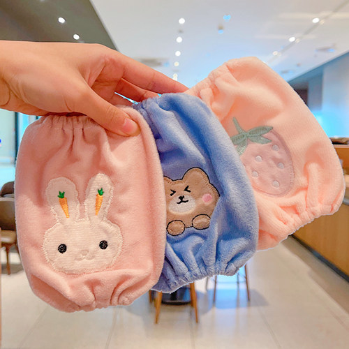 儿童可爱卡通袖套女童宝宝秋冬新款防污套袖女孩耐脏护袖男童套袖