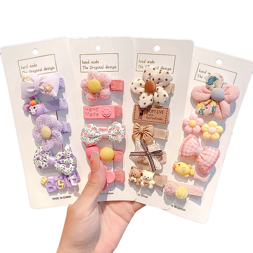 婴儿发饰夹子儿童小发夹可爱宝宝超萌婴幼儿短发发卡女孩胎毛头饰