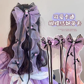 2026年新款 儿童公主发饰女孩蝴蝶结发夹宝宝可爱飘带发卡女童头饰