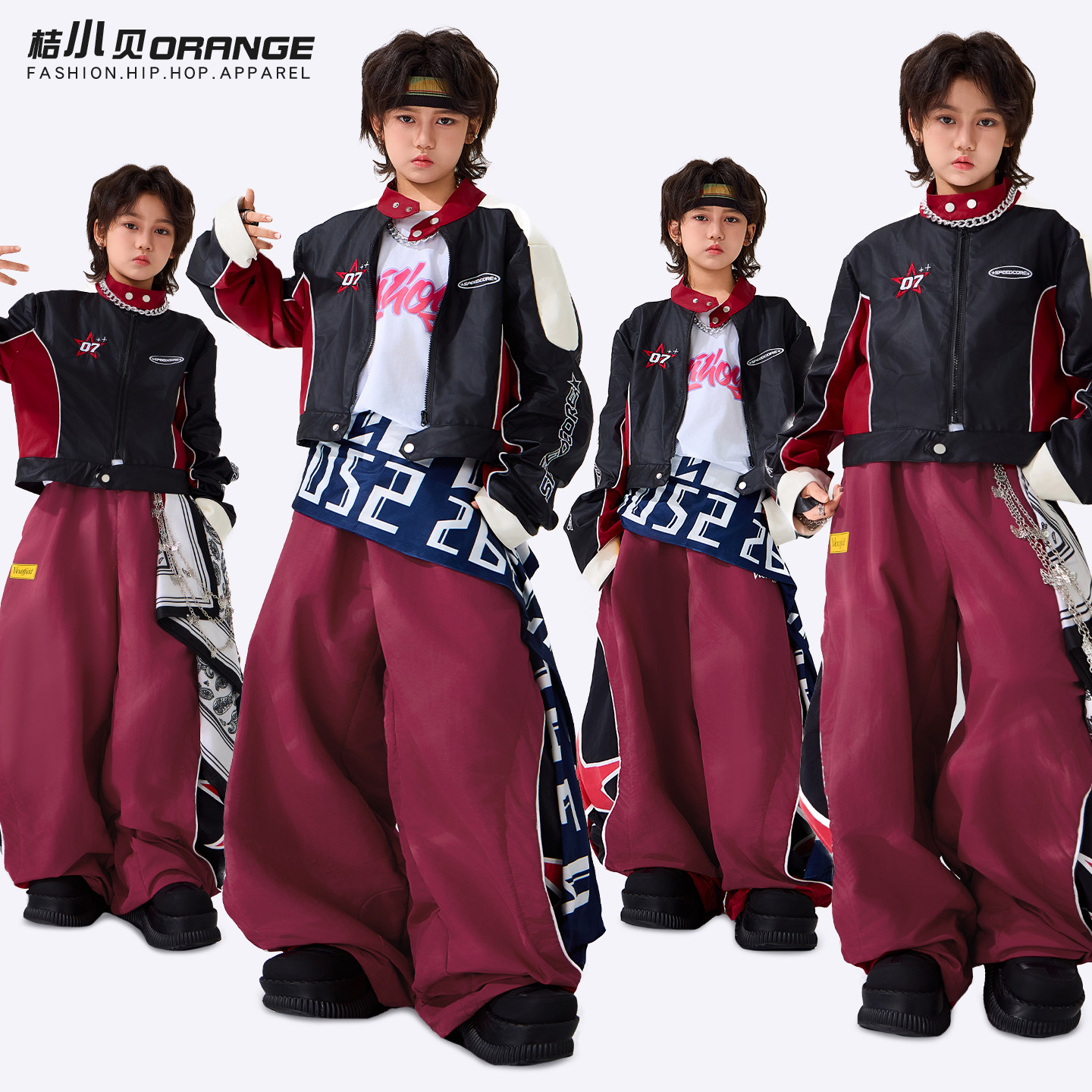 少儿街舞服装嘻哈儿童潮服酷帅