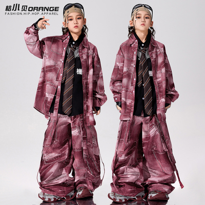 元旦儿童演出服街舞男童服装