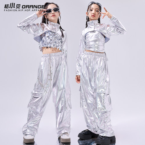 桔小贝爵士舞女童服装走秀