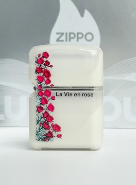 热恋玫瑰夜光流沙打火机外壳煤油亚克力荧光专用替换套不含内胆