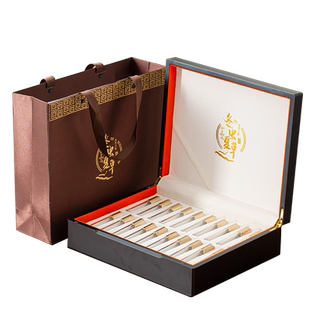 麦辞 虫草包装盒高档冬虫夏草礼盒空盒通用20枝木盒礼品盒子定制