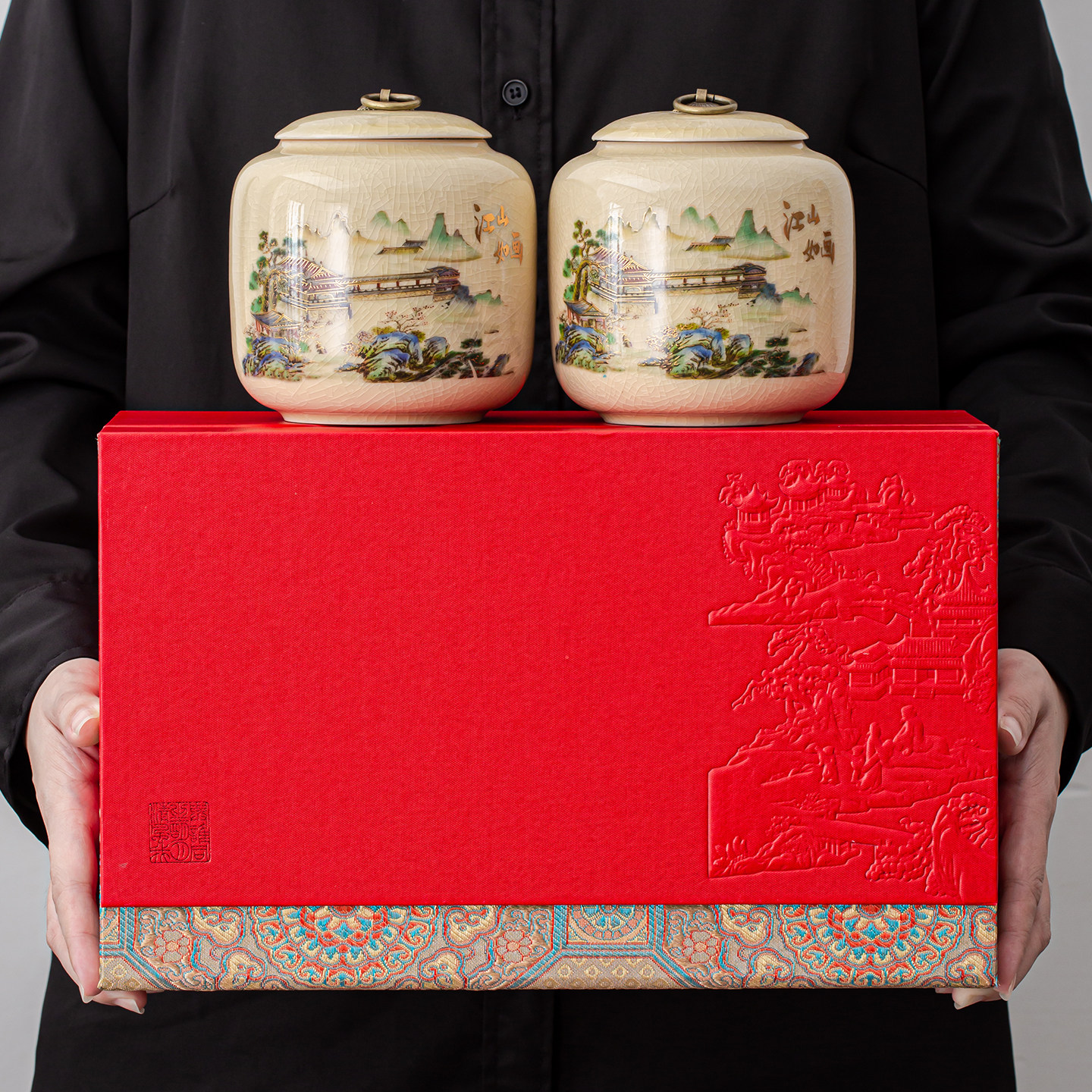麦辞茶叶盒空盒子半斤装礼品盒图片