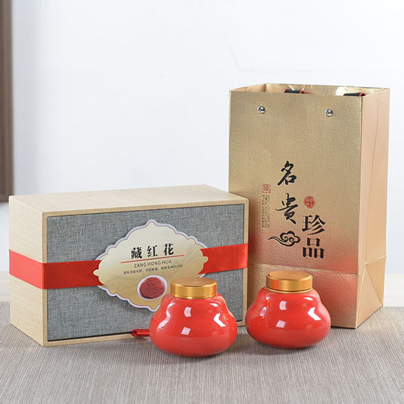 麦辞藏红花包装高档双罐10克礼盒图片