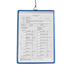 挂墙文件袋大容量透明a4文件袋文件套悬挂式收纳文件夹资料袋机床设备挂式作业指导书展示文件袋横向竖向