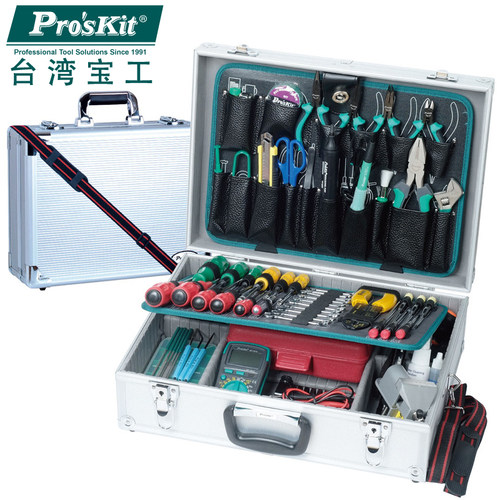 台湾宝工1PK-1900NB-1 电子工具 电工工具组 豪华维护维修68件组