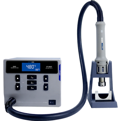 安泰信热风枪恒温拆焊台数显工业级大功率可调温电焊台 ST-862D
