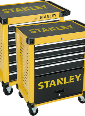 史丹利4/7层抽屉五金移动维修工具车STST74305/74306-8-23手推车