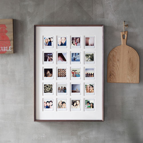 拍立得创意实木榫卯相框