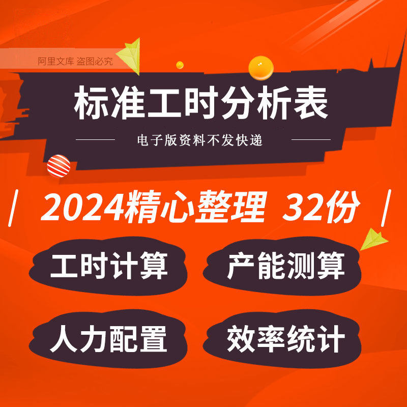 企业工厂人力配置车铣工生产效率统计标准工时定额核算产能测算表