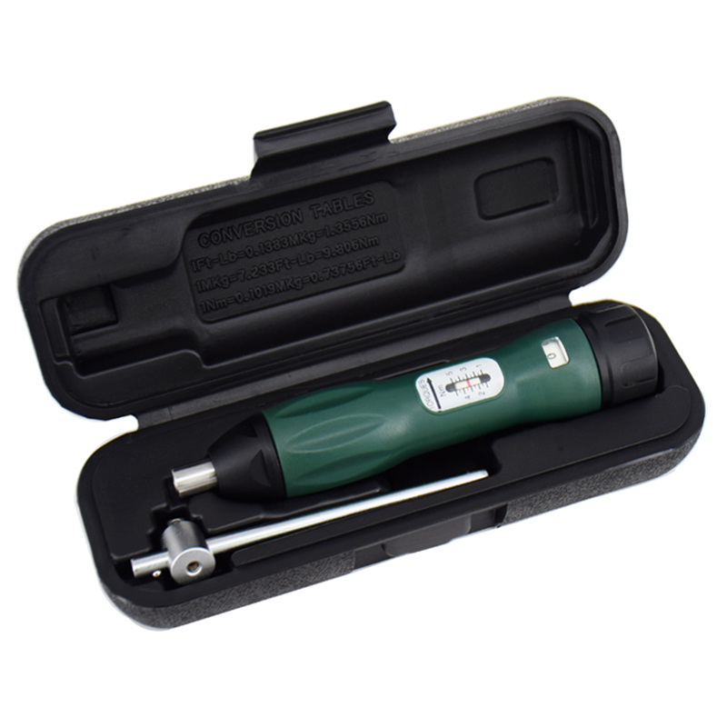 台湾原产 空转式扭力螺丝刀扭矩扳手T型力矩10nm换V头批头迷你视