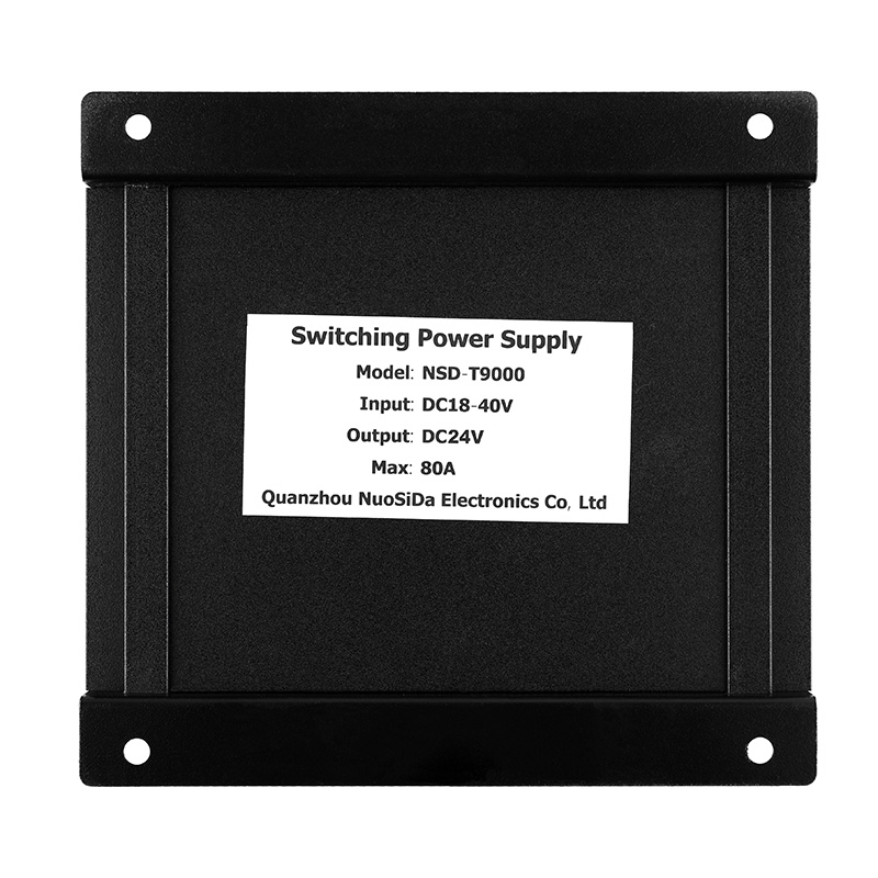 T9000c DC24V转DC24V稳压器80A车载电源转换器直流自动升压降压黑