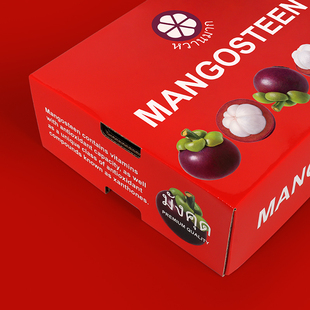 山竹礼盒包装盒通m用高端泰国进口礼品盒手提5斤装水果空盒子