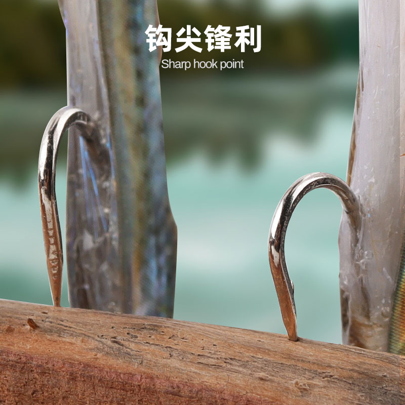 蓝刀鱼飞蝇钩螺i旋桨路亚饵钓小翘嘴神器微物拖拉机红尾鲈鱼专杀