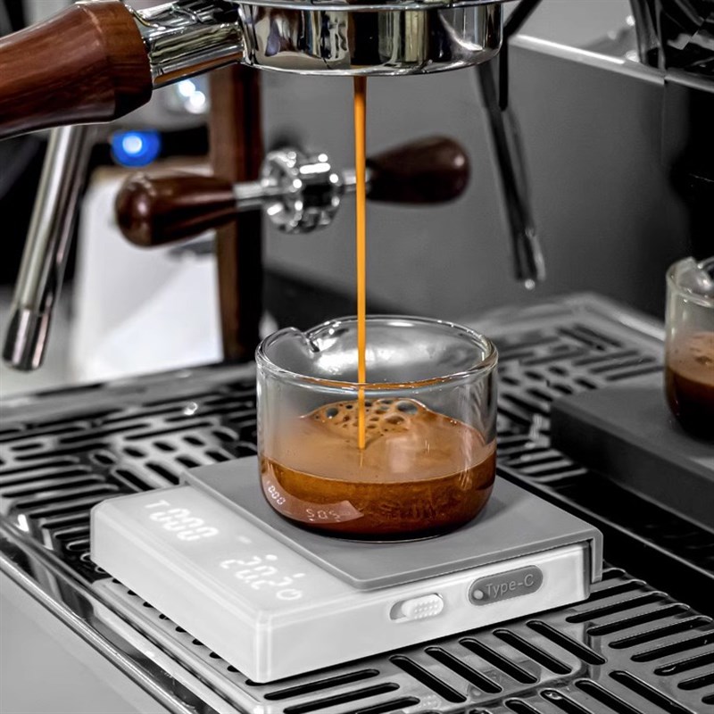 自动清零迷你咖啡电子秤 连续计时计时称智能秤0.1gR M1手冲M2意