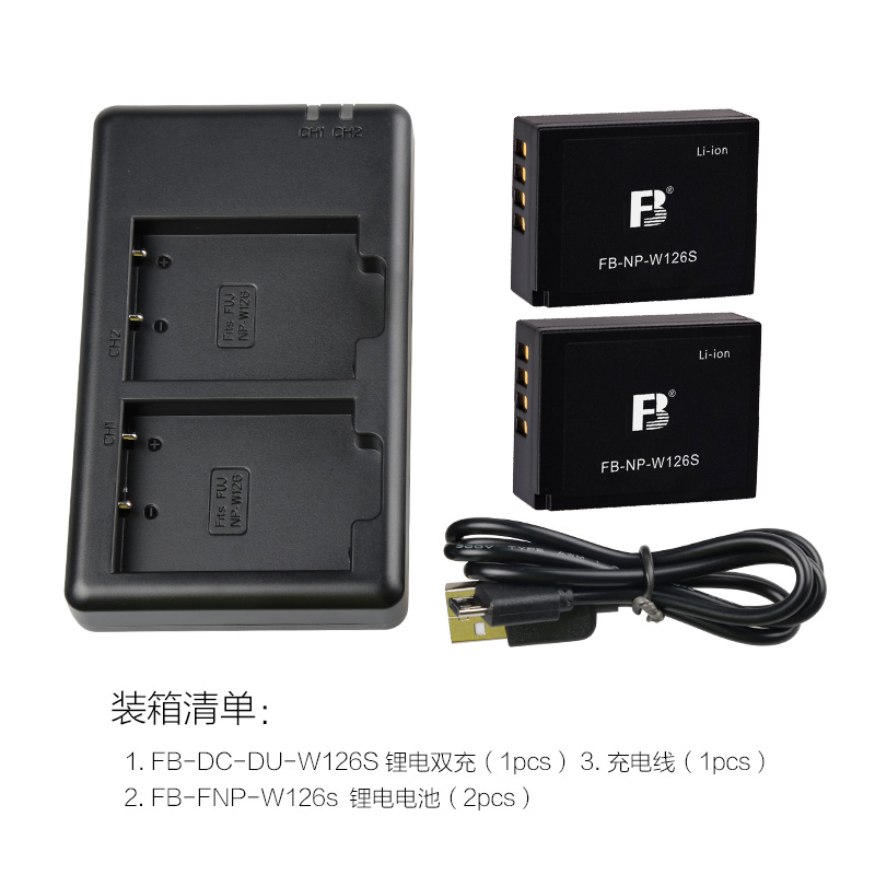 沣标富士np-w126s G电池XS10 XT30 XT20 XT3 XA7 X100V相机X100FF