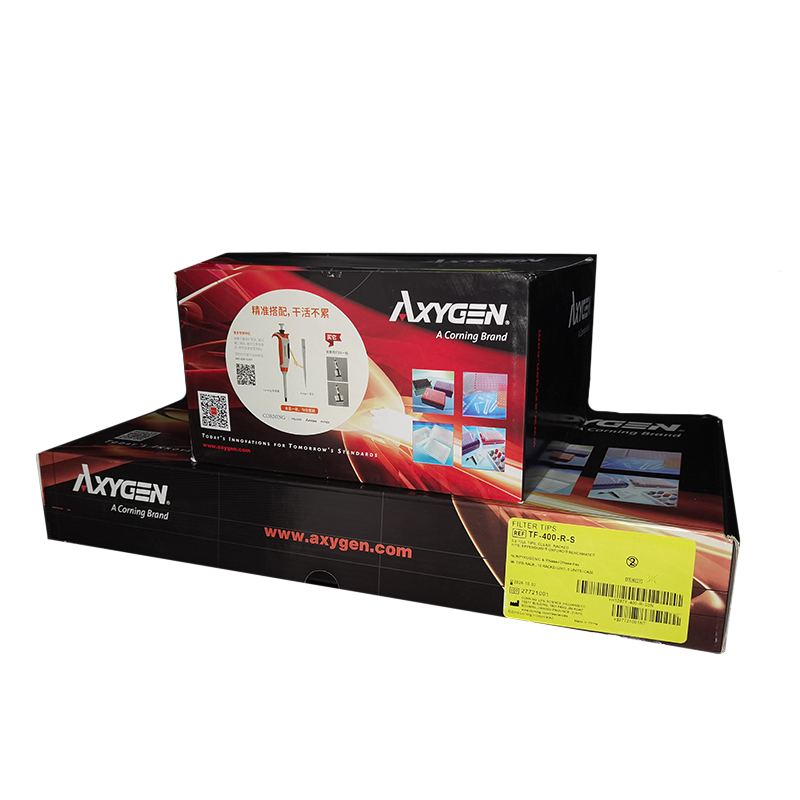 Axygen爱思进移液器枪头带滤芯 10/20/100/200ul黄吸头1000ul盒装