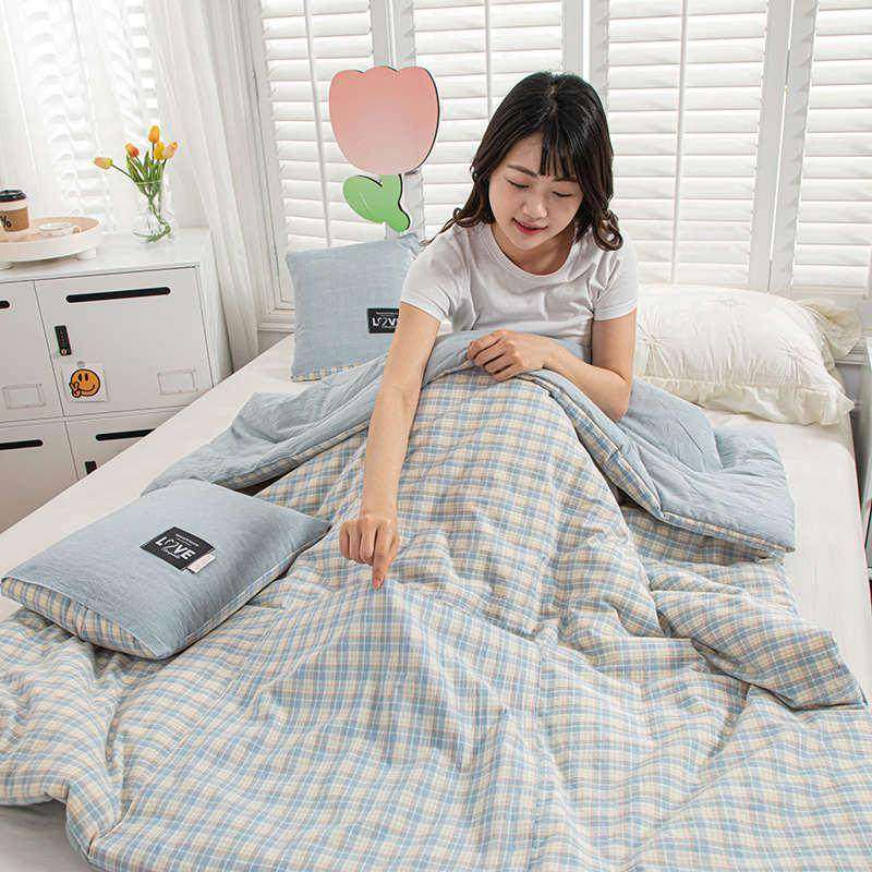 汽车抱枕被子两用口袋式车用纯棉车载折叠午睡枕头毯子二合一靠枕,居家布艺,抱枕被,淘宝优惠券,粉丝福利购,淘宝优惠卷