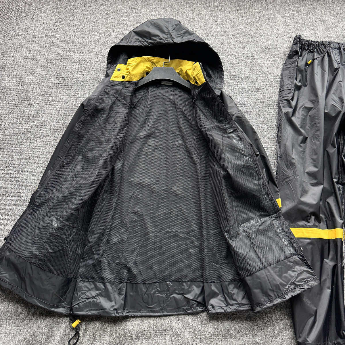 钓鱼户外专用尼龙压胶防暴雨雨衣分体式套装加厚男款加肥大码雨裤