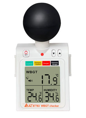 87783台湾衡欣黑球热指数计运动温湿度计温度指数计