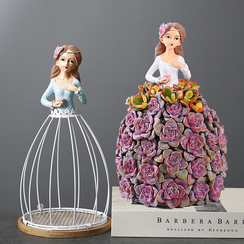 创意个性多肉花盆铁艺树脂仙子花架园艺拼盆家用客厅装饰节日礼物,鲜花速递/花卉仿真/绿植园艺,花盆,淘宝优惠券,粉丝福利购,淘宝优惠卷