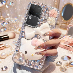 S19新品 s12PRO高级感S50网红Y55S女款 S7e外壳s10小众 2025年Y53s新年款 马年满钻上档次适用vivoS18手机壳