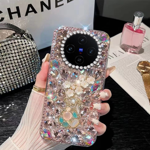 高端奢华镶钻手机壳，不掉钻，不发黄