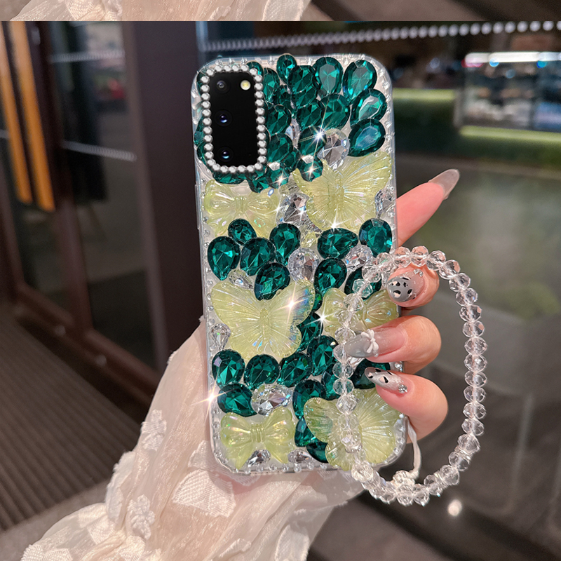 高端奢华镶钻手机壳，不掉钻，不发黄