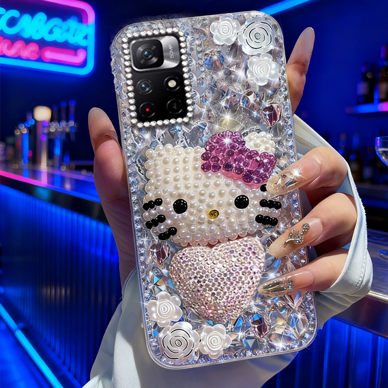 高端奢华镶钻手机壳，不掉钻，不发黄