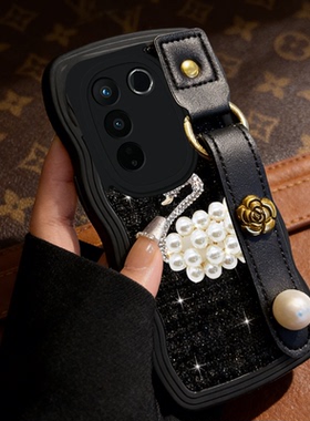 红色喜庆布艺小香风适用vivoS16手机壳全包X100新年款S15e马年S18春节X100S结婚S16e本命年x23过年10防摔Y77e