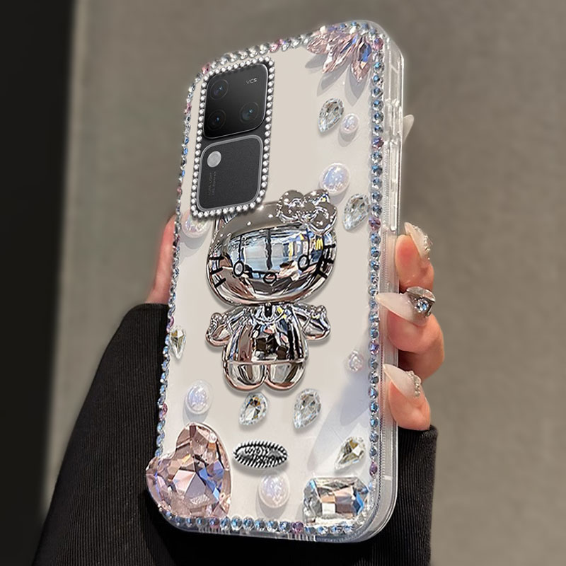 高端奢华镶钻手机壳，不掉钻，不发黄
