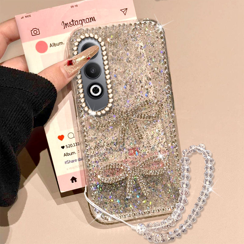 高级镶钻手机壳，透明不发黄