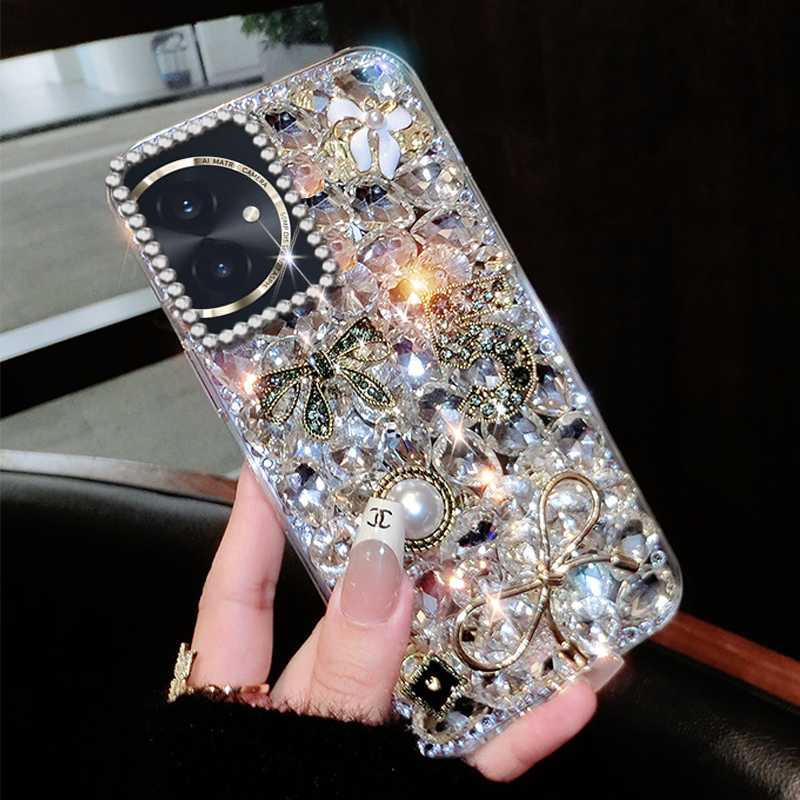 高端奢华镶钻手机壳，不掉钻，不发黄