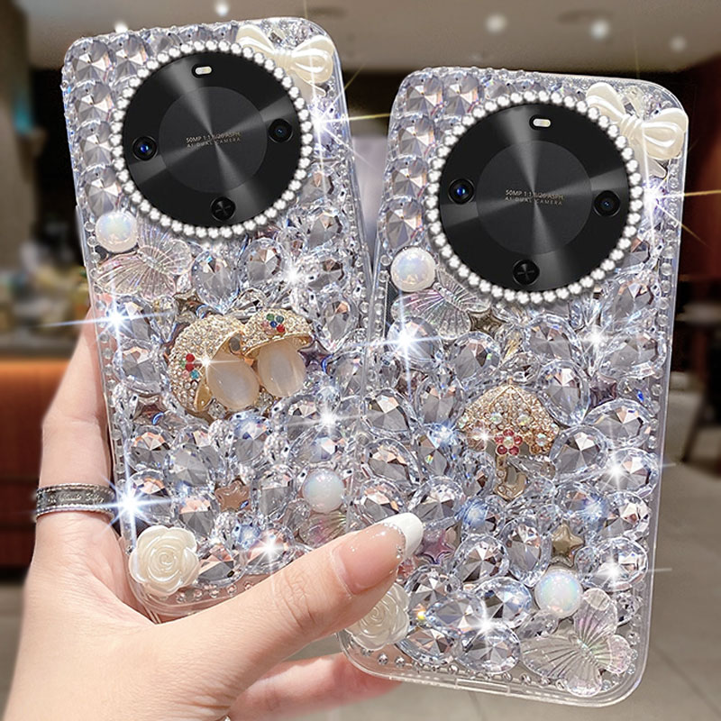高端奢华镶钻手机壳，不掉钻，不发黄