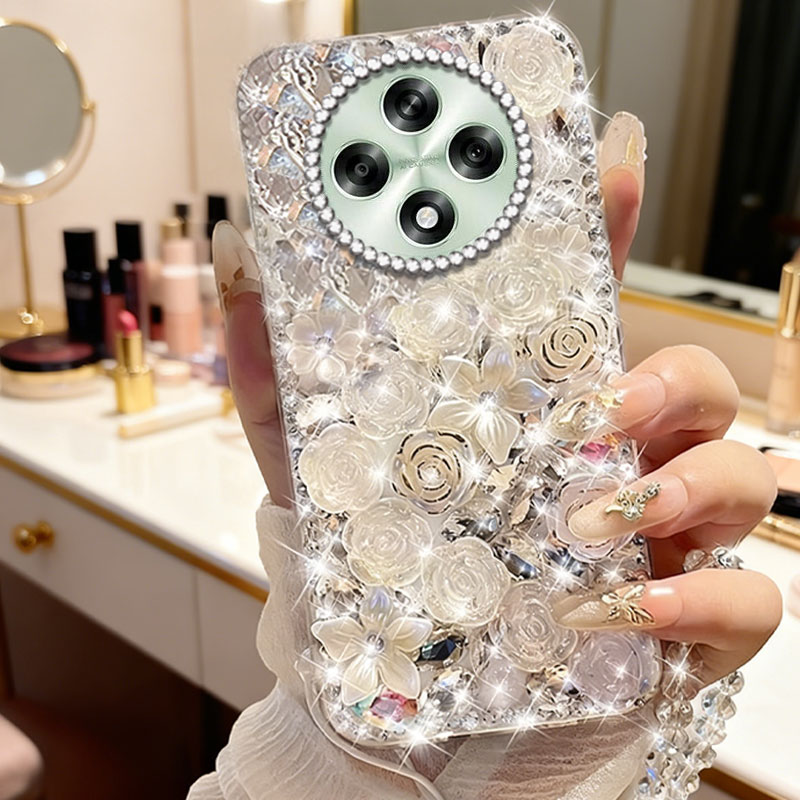 高端奢华镶钻手机壳，不掉钻，不发黄