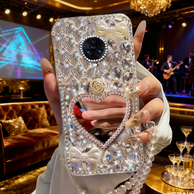 高端奢华镶钻手机壳，不掉钻，不发黄