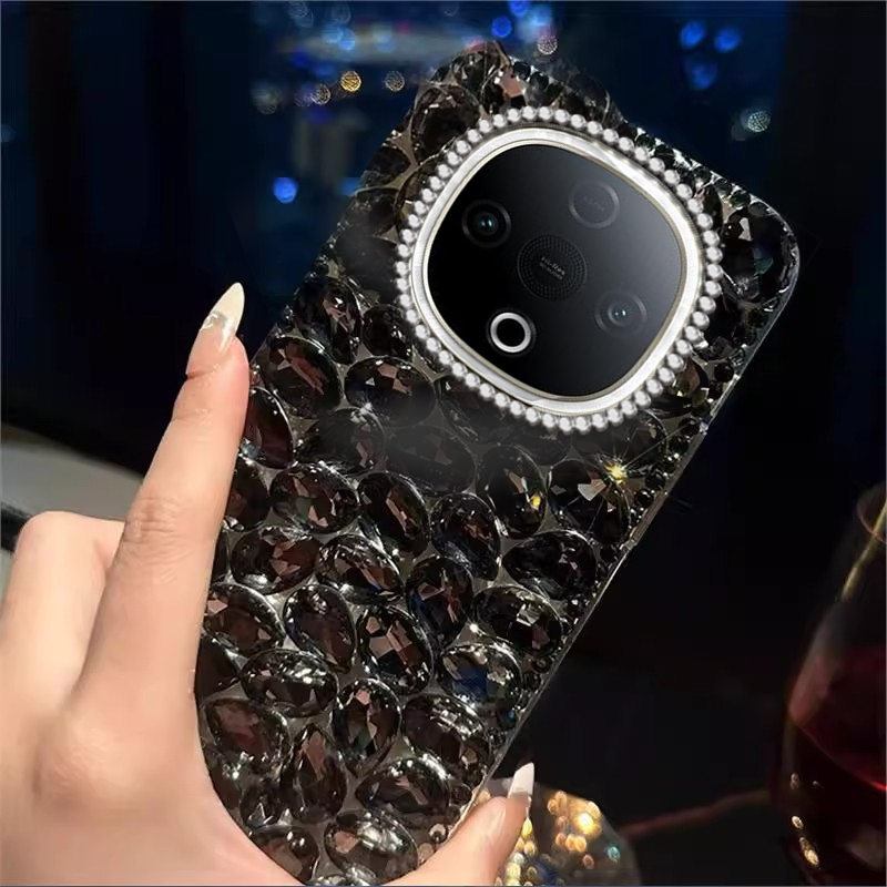 高端奢华镶钻手机壳，不掉钻，不发黄