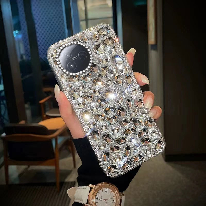 高端奢华镶钻手机壳，不掉钻，不发黄